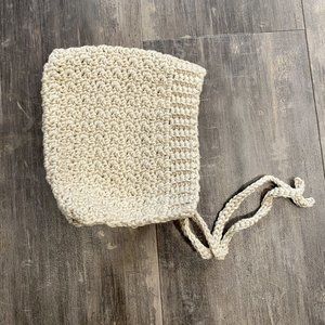 Handmade Crochet Cotton Pixi Bonnet